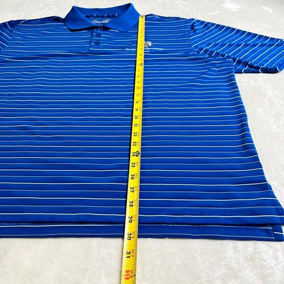 Trump National Golf Polo Under Armour Heat Gear Men's L Turquoise Doral Miami FL - Picture 7 of 9